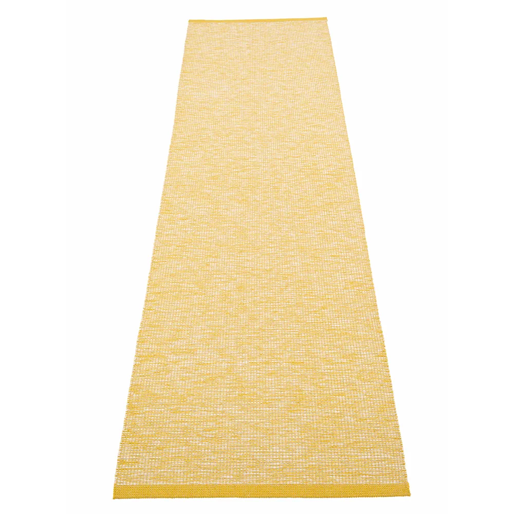 Pappelina Sam matto 70 x 300 cm Mustard/Cream