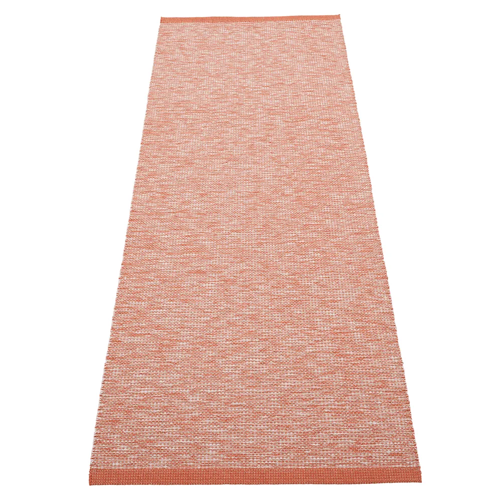 Pappelina Sam matto 70 x 225 cm Brick/Pale Rose