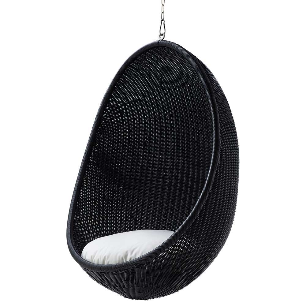 Sika Design The Hanging Egg Chair Outdoor Musta