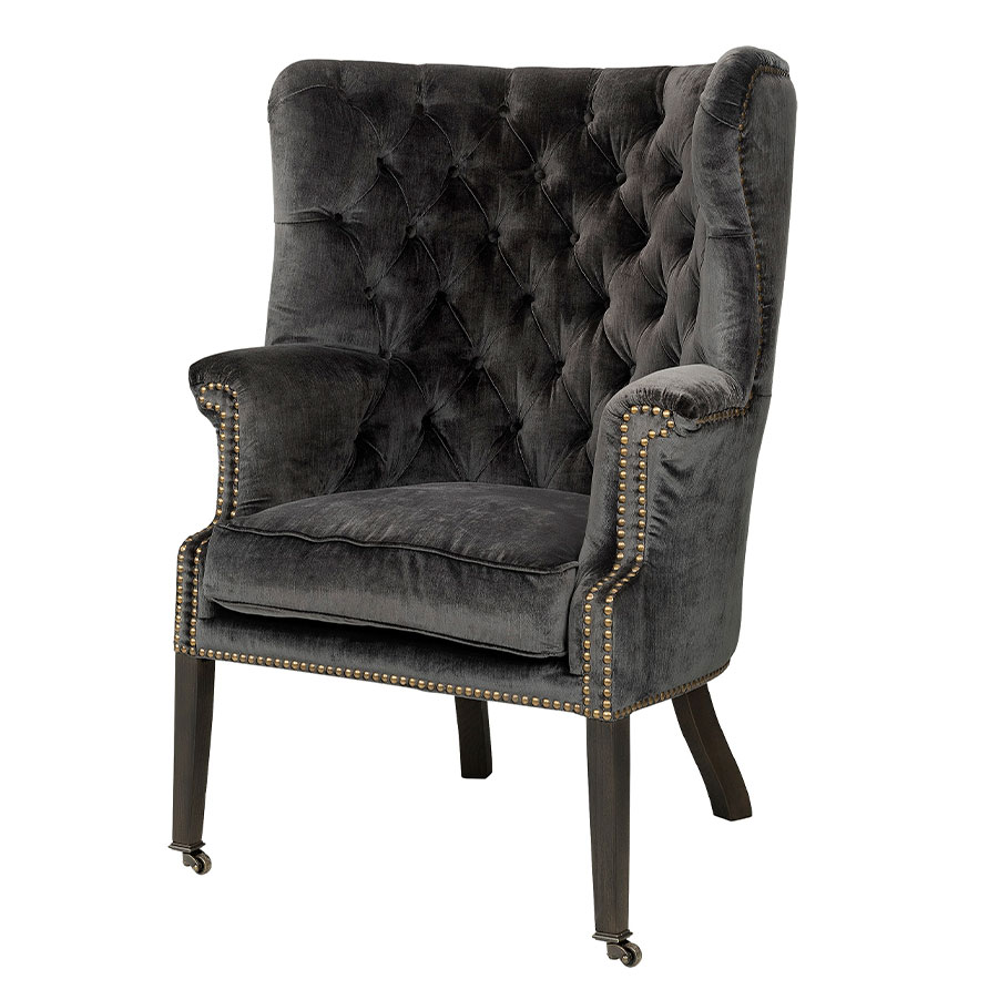 Artwood Churchtown nojatuoli Armchair Avanna Velvet Dark Artwood