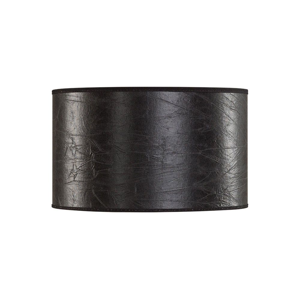 Artwood, Lampunvarjostin Cylinder Small Leather Black Artwood