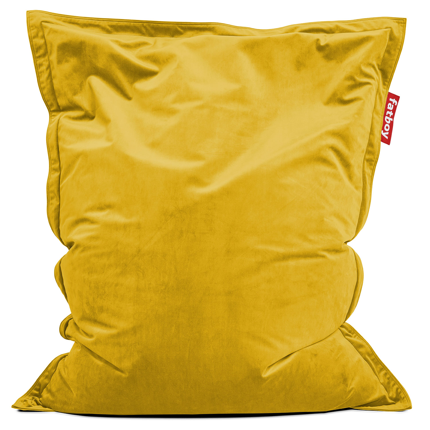 Fatboy Original Säkkituoli slim velvet recycled gold honey