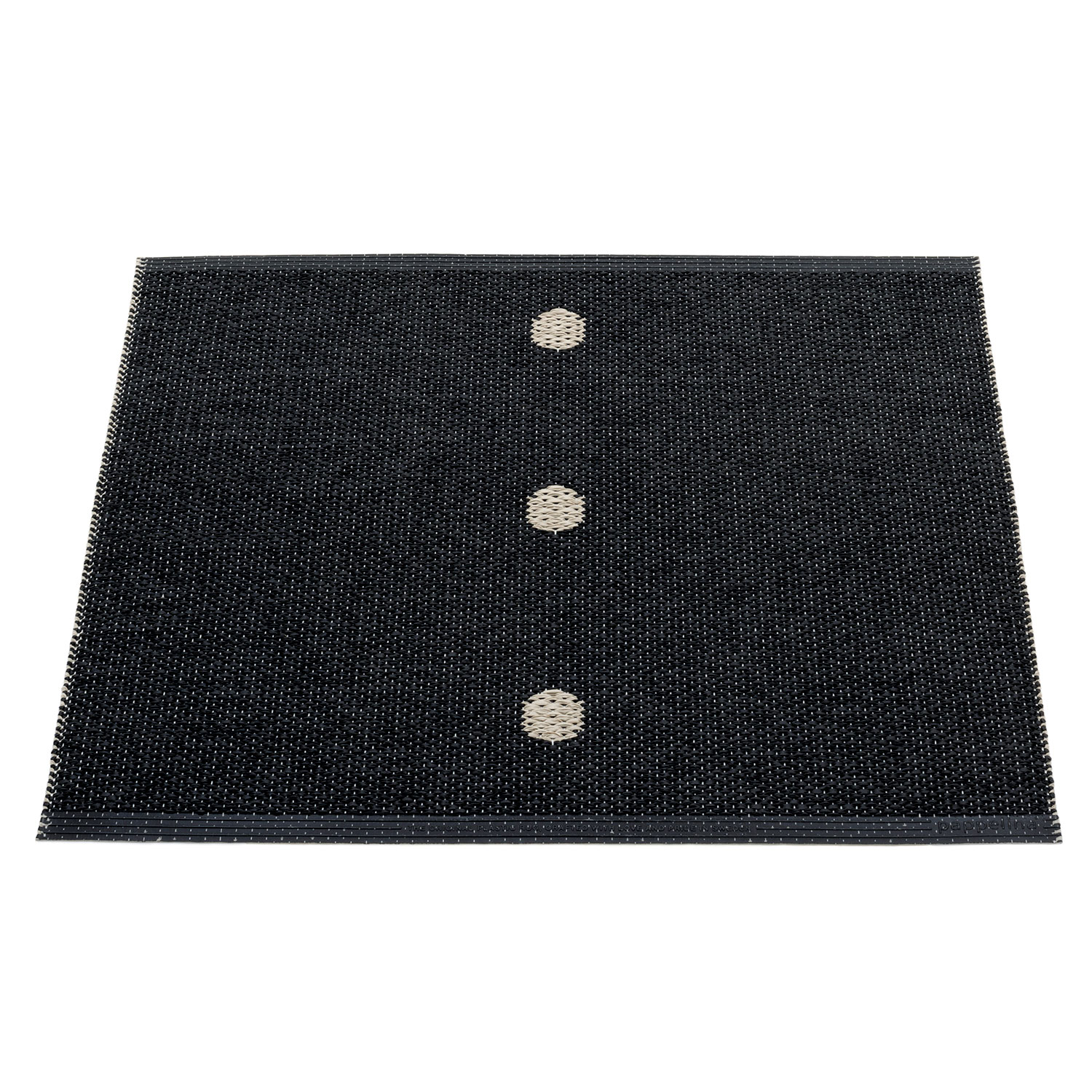 Pappelina Peg matto 70×60 cm black / linen