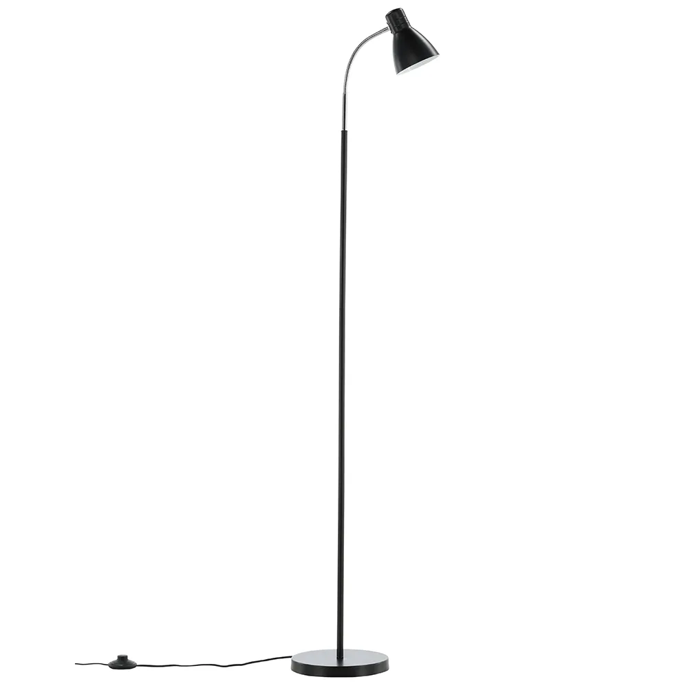 Venture Design Lina -Floor Lamp Black-Black