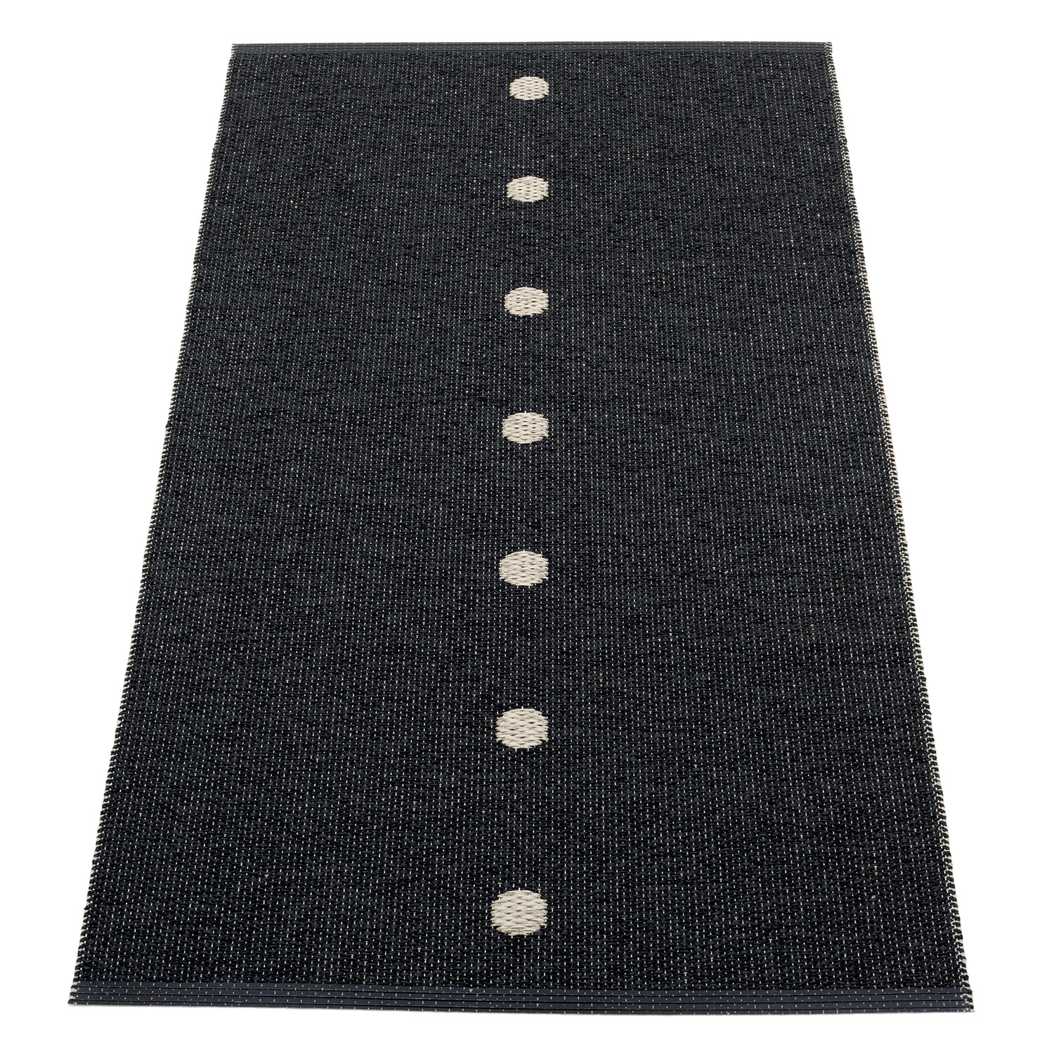 Pappelina Peg matto 70×140 cm black / linen