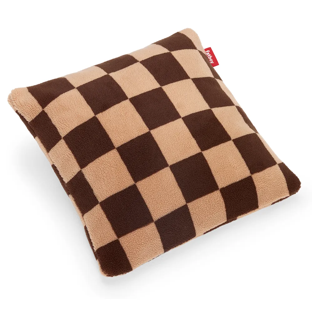 Fatboy Square Koristetyyny teddy chess brown