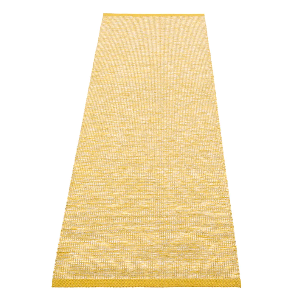 Pappelina Sam matto 70 x 225 cm Mustard/Cream