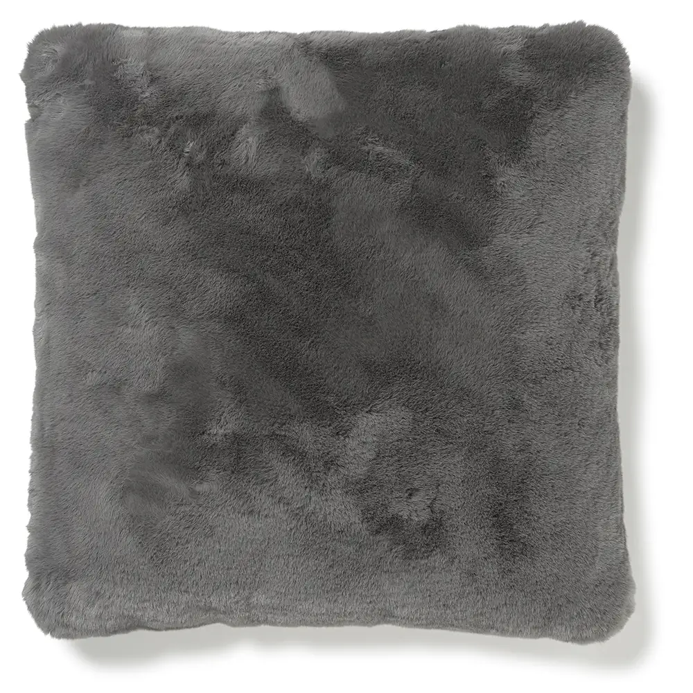 Skinnwille Fluffy Tyynyliina 45×45 cm Grey