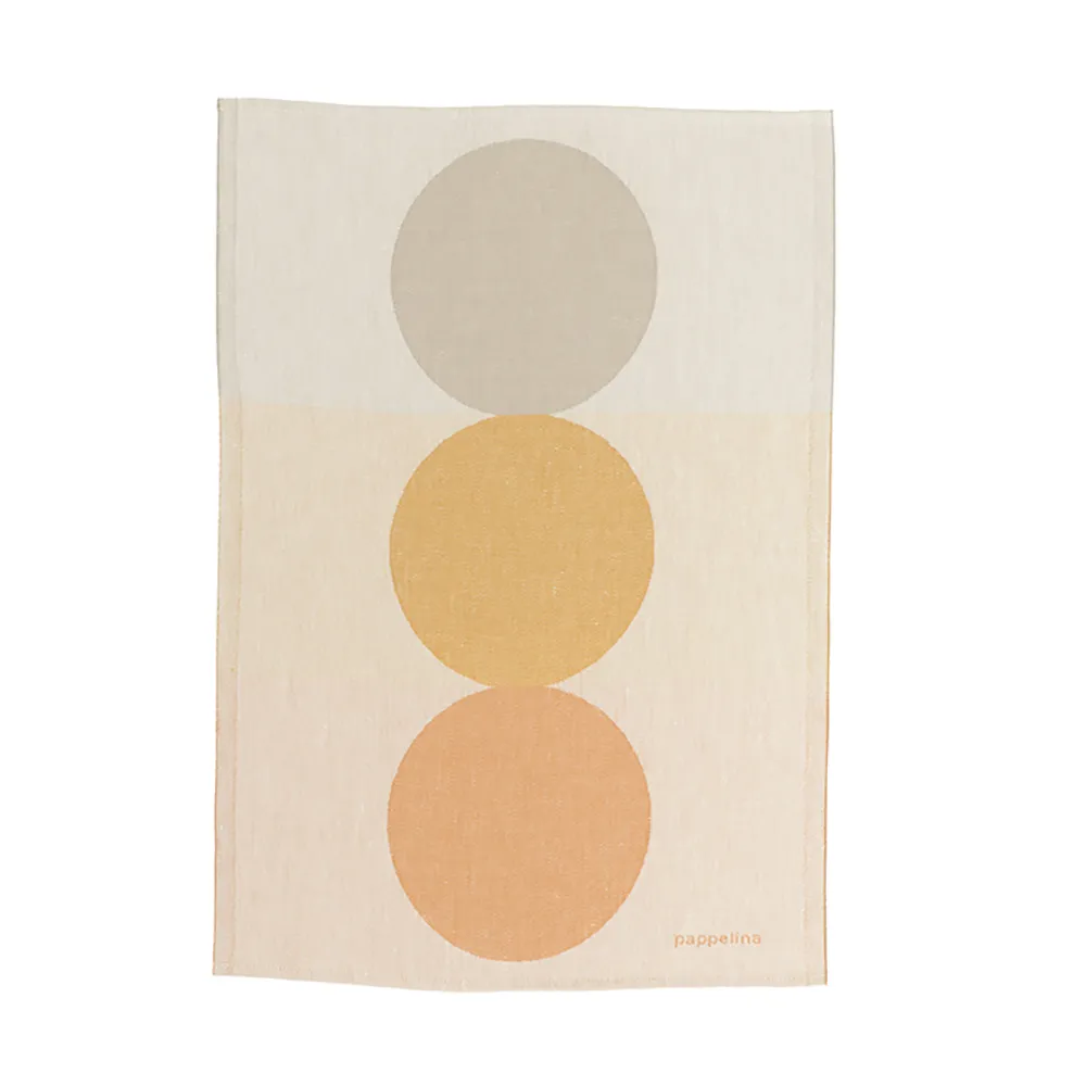 Pappelina Woven Kitchen Towel Otto Ochre 46 x 66 cm