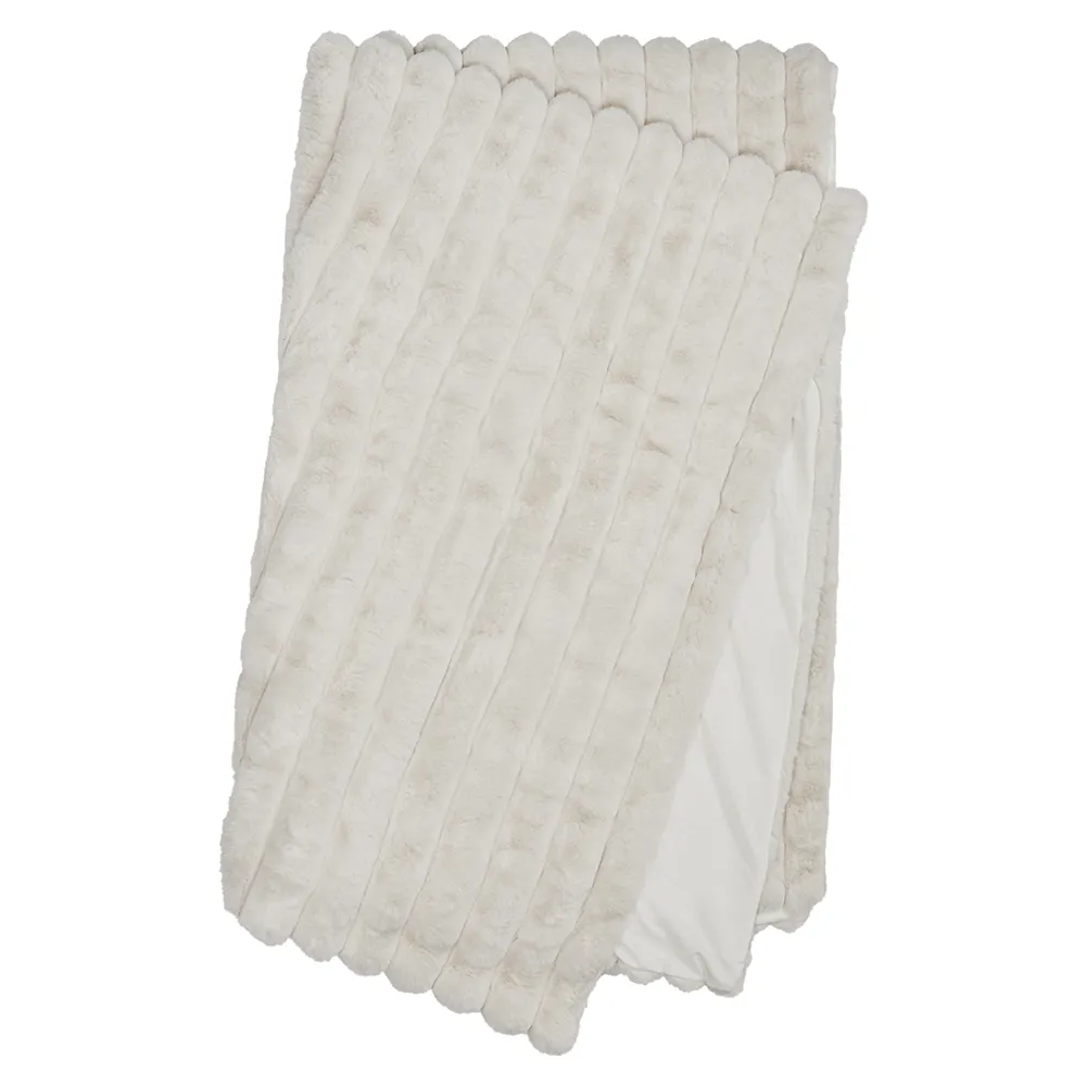 Skinnwille Wave peitto 120×180 cm Ivory