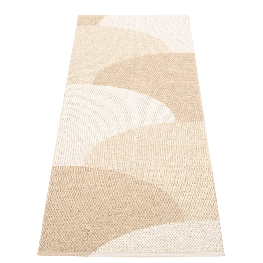 Pappelina, Hill matto Vanilla/Beige/Cream 70 x 180cm