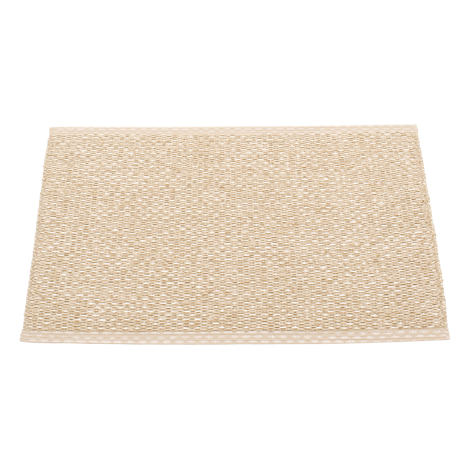 Pappelina Svea matto 70×50 cm beige / champagne metallic