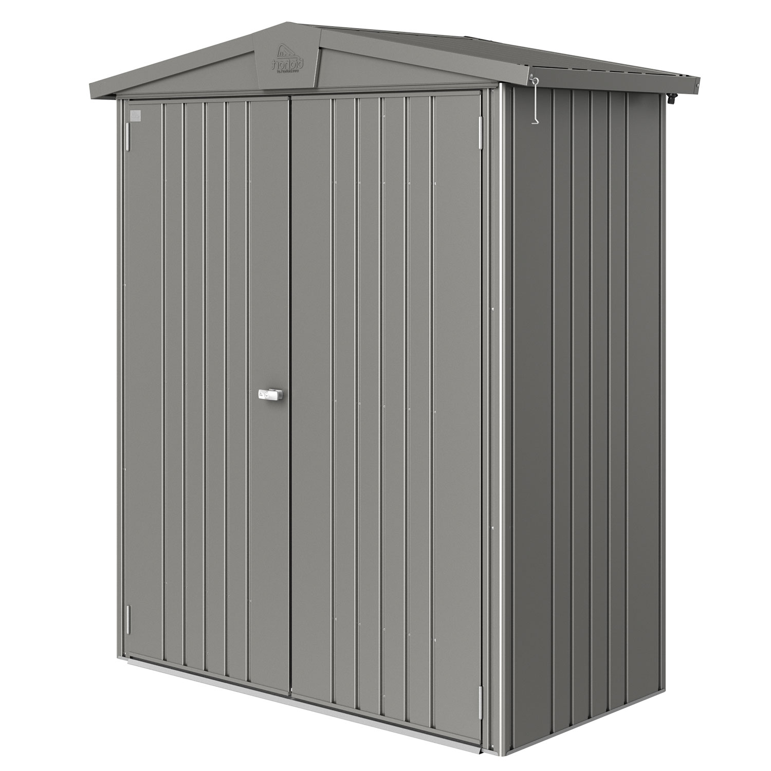 Biohort Europa Garden shed 1 Metallic quartz grey