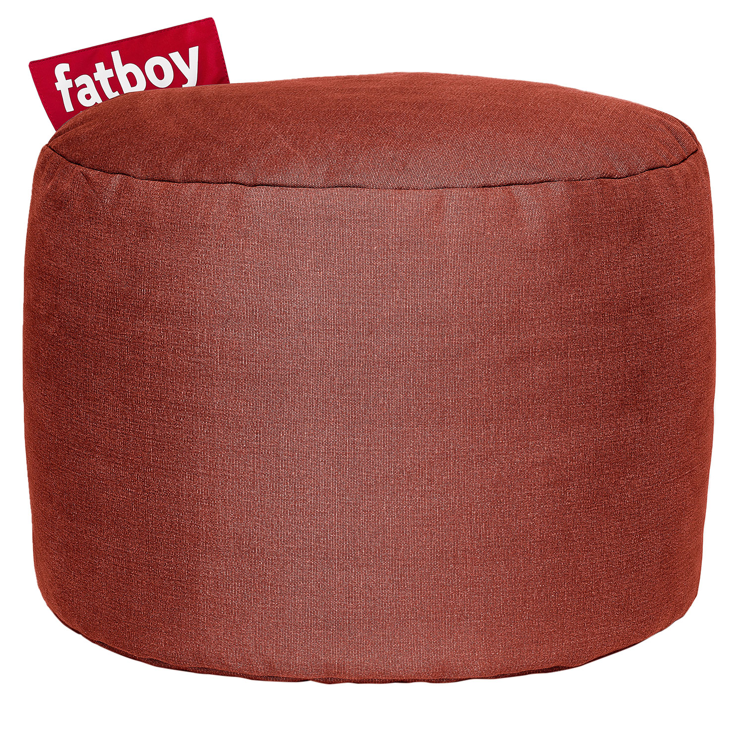 Fatboy Point stonewashed pouf rhubarb