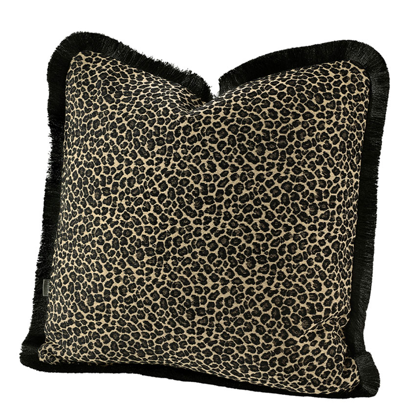 Artwood Leopard tyynynpäällinen Black Fringe 60 x 40 Artwood