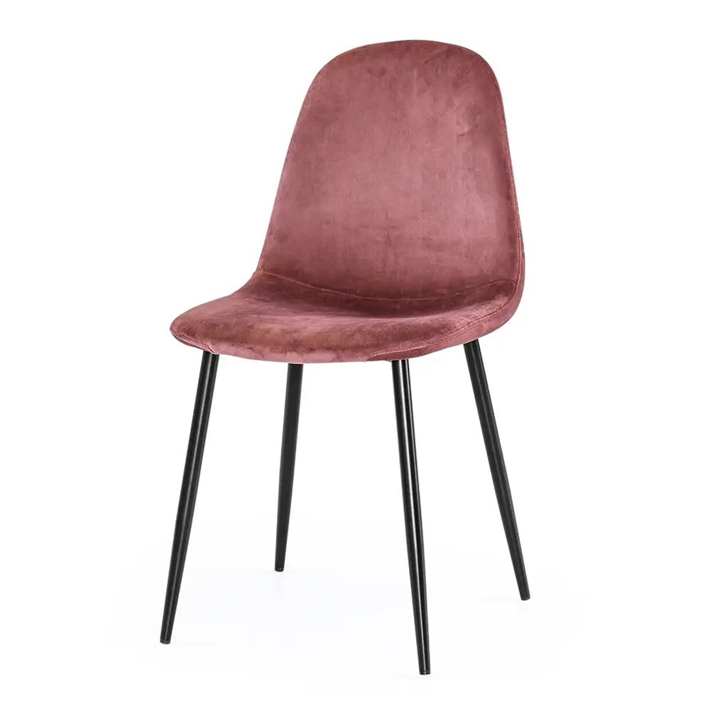 Torkelson Thea Ruokapöydän tuoli dusty rose sametti 4 kpl