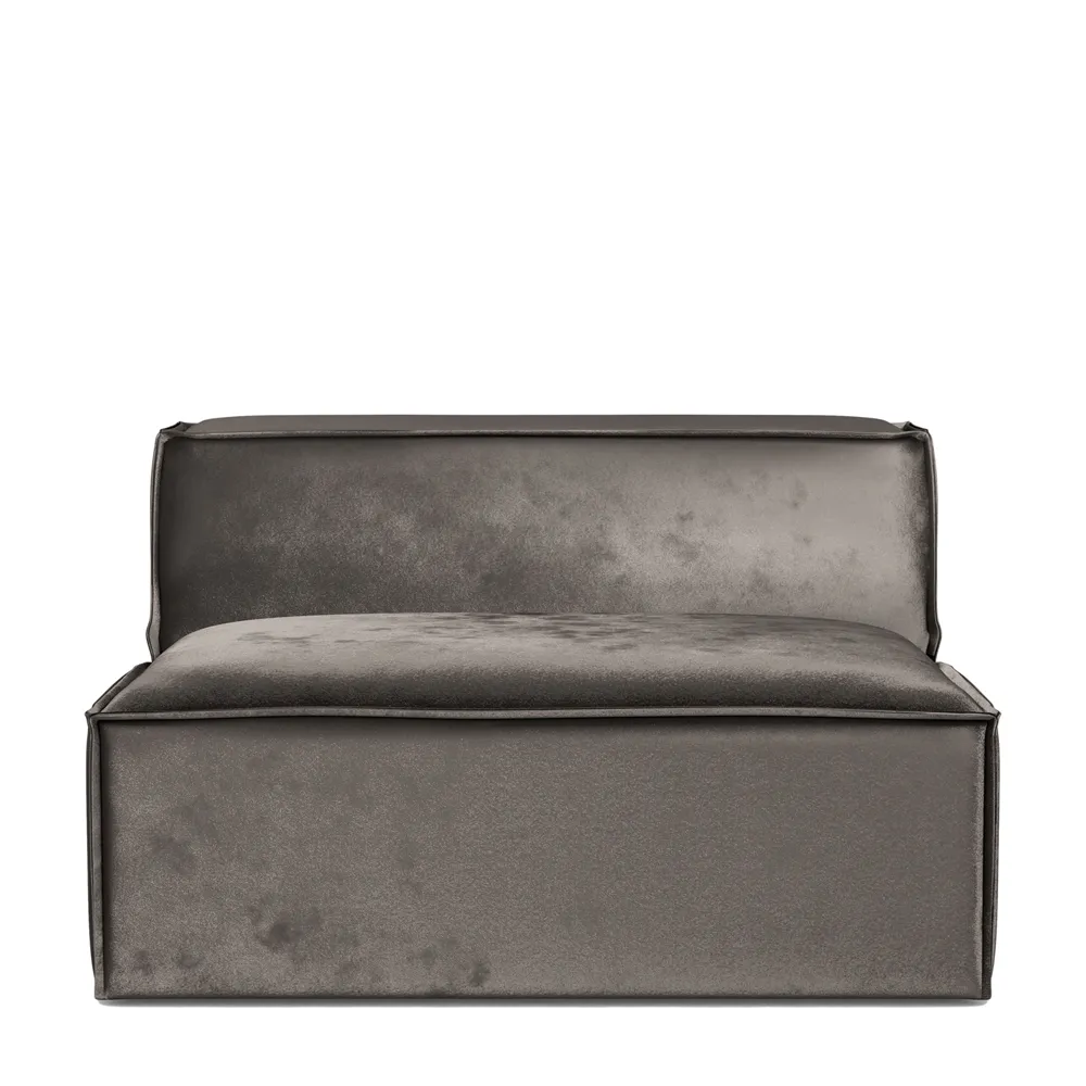 Riviera Maison The Jagger Keskimoduuli 125 cm velvet I grimaldi grey