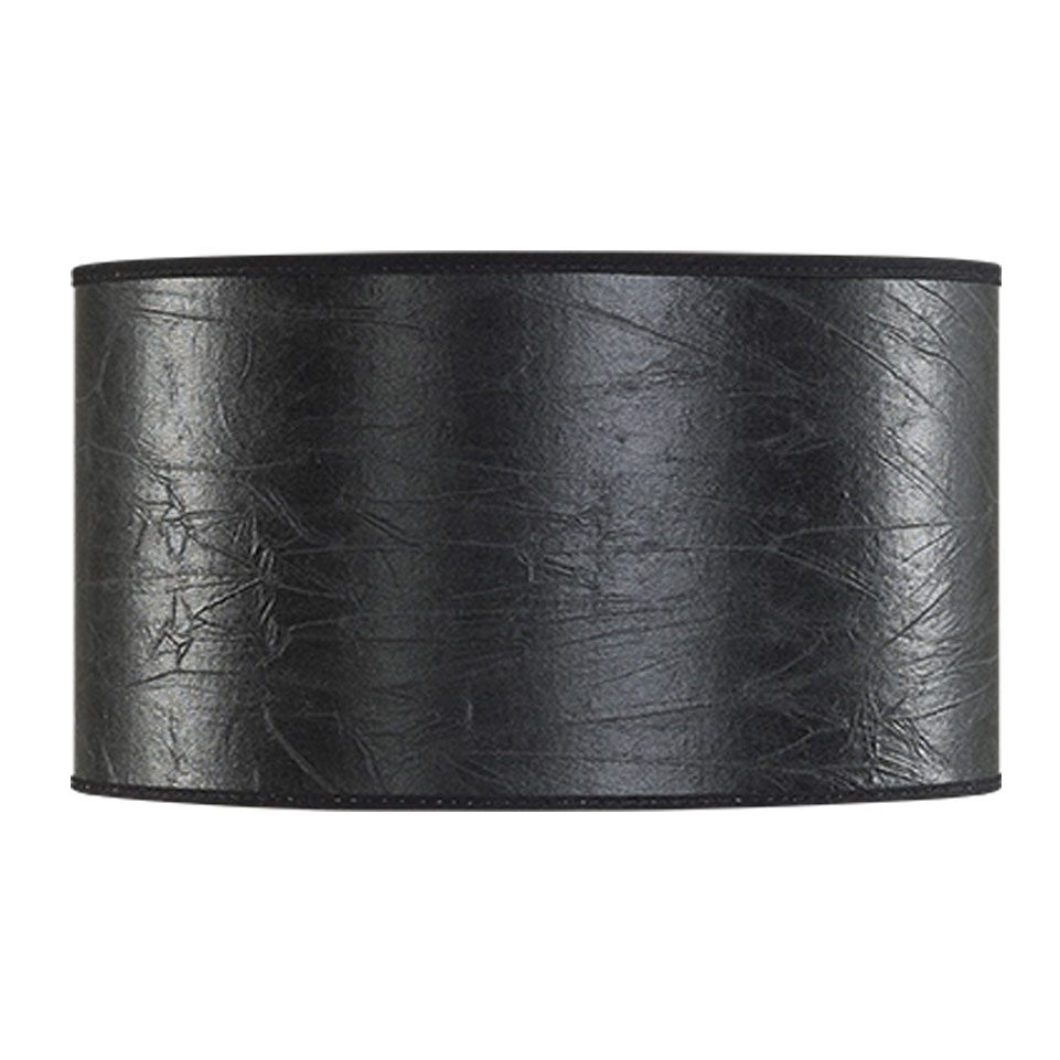 Artwood, Lampunvarjostin Cylinder Large Leather Black Artwood