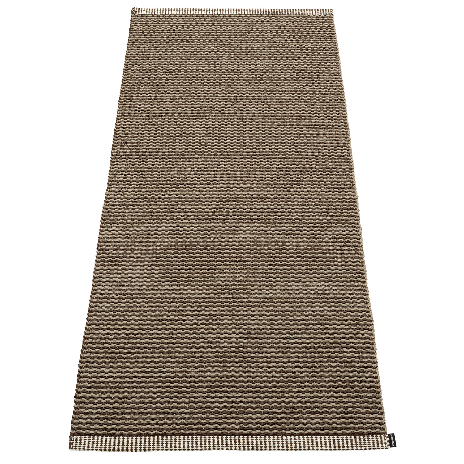 Pappelina Mono matto 60×150 cm dark brown / dark linen