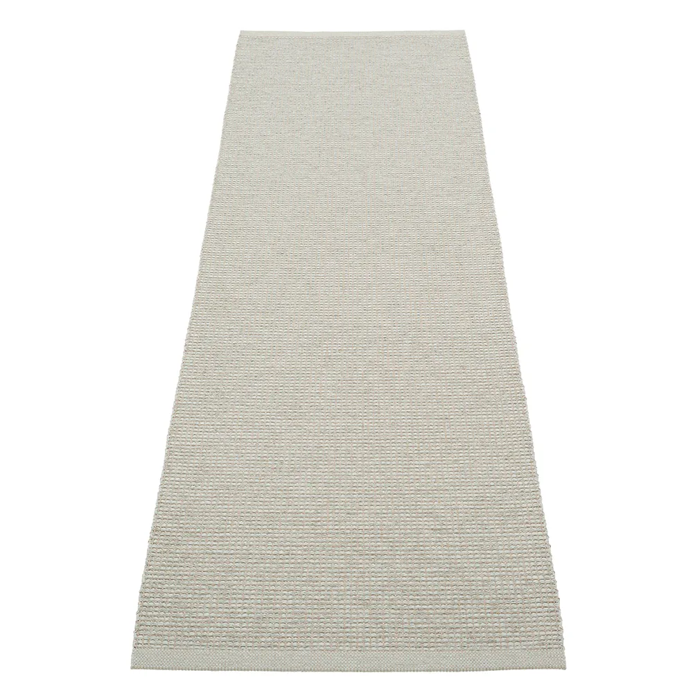 Pappelina Emm matto Sage/Linen Met. – Linen warp 70 x 240 cm