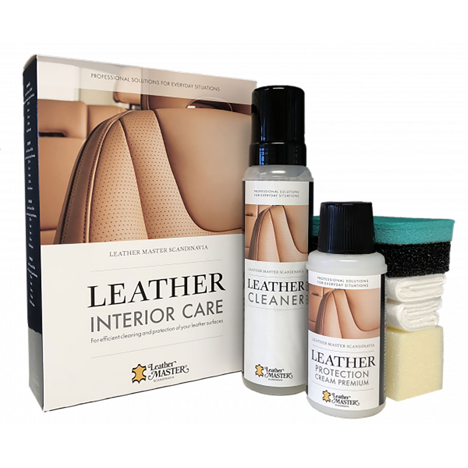 Leather Master Nahka sisätilojen hoitosetti 400/250 ml