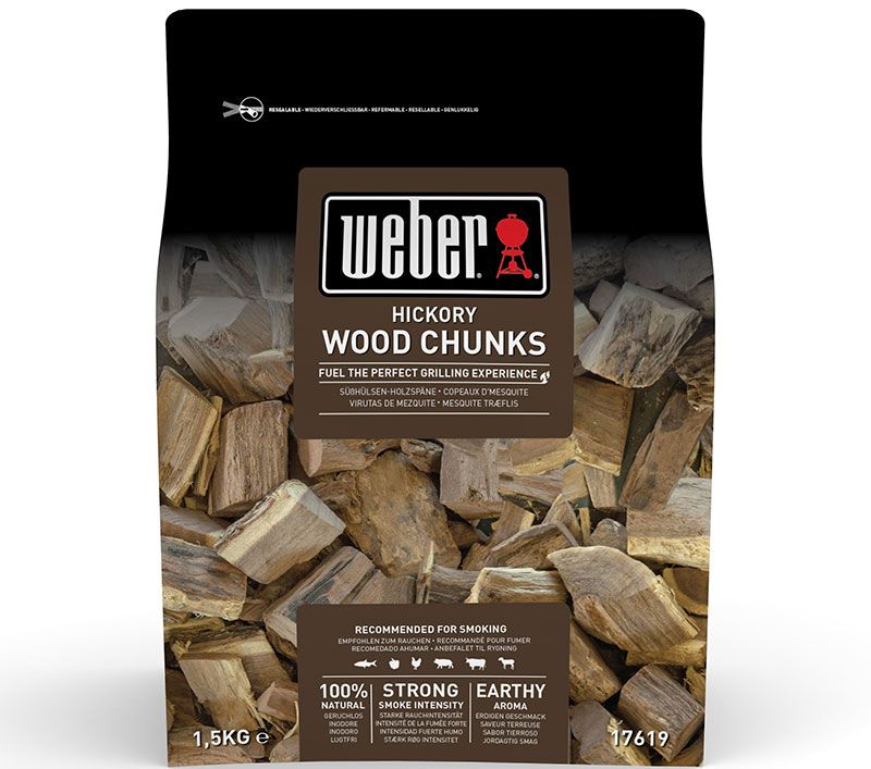 Weber Savustuspalat hickory 1,5 kg Weber