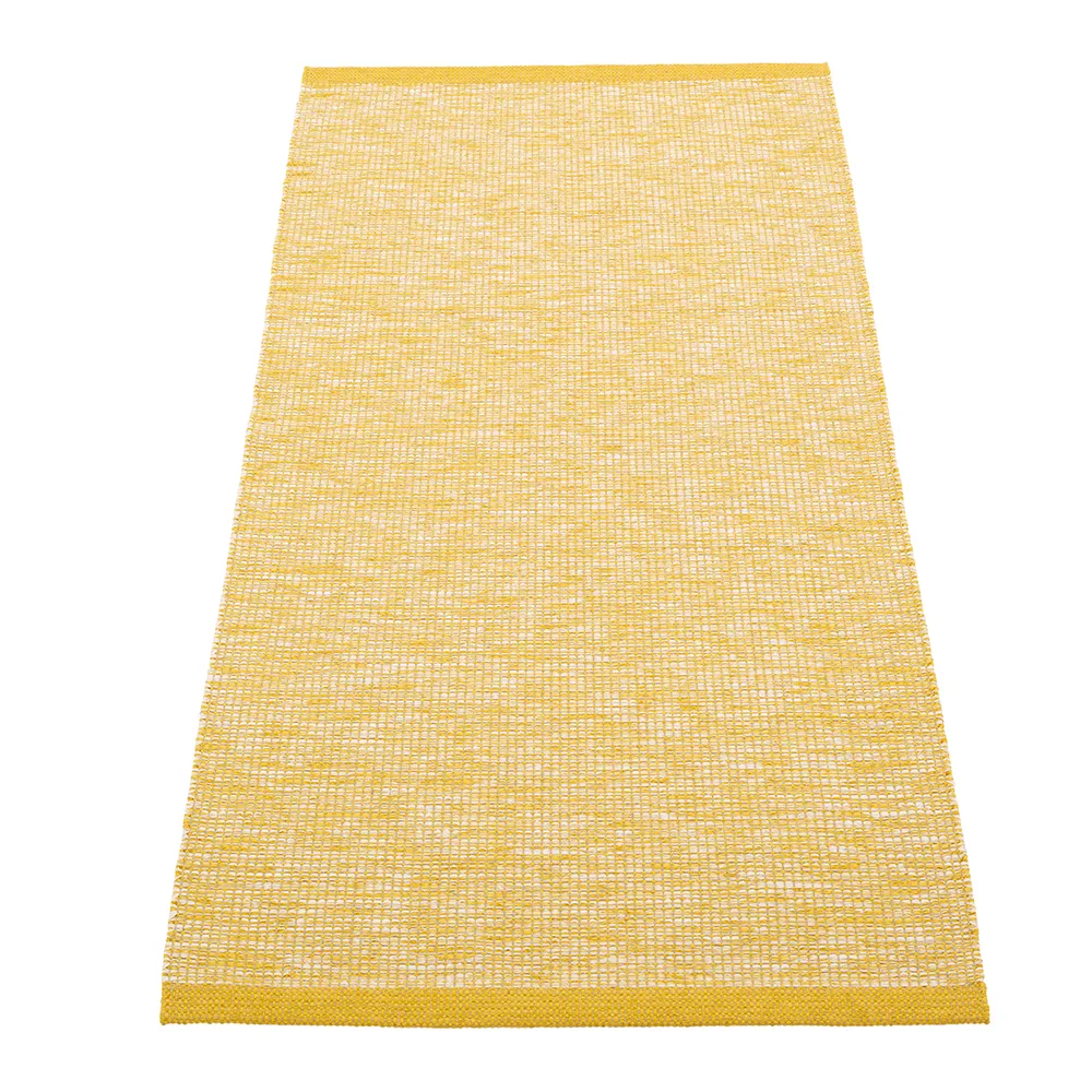 Pappelina Sam matto 70 x 150 cm Mustard/Cream