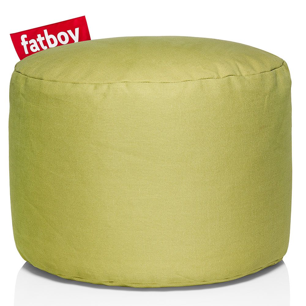 Fatboy Point stonewashed pouf lime