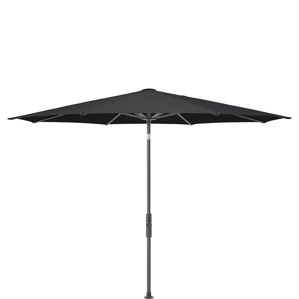 Glatz Twist aurinkovarjo 330 cm anthracite Cat.5 615 Black