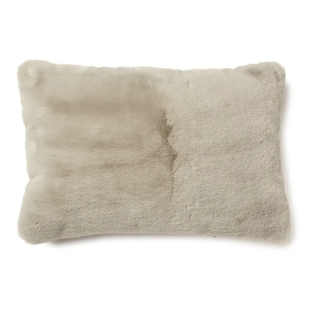 Skinnwille Fluffy Tyynyliina 40×60 cm Taupe