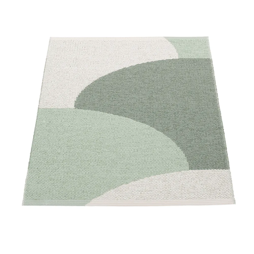 Pappelina, Hill matto Army/Misty Mint/Fossil Grey 70 x 90cm