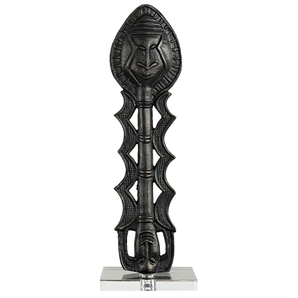 Artwood Yoruba koriste Antique Bronze Artwood