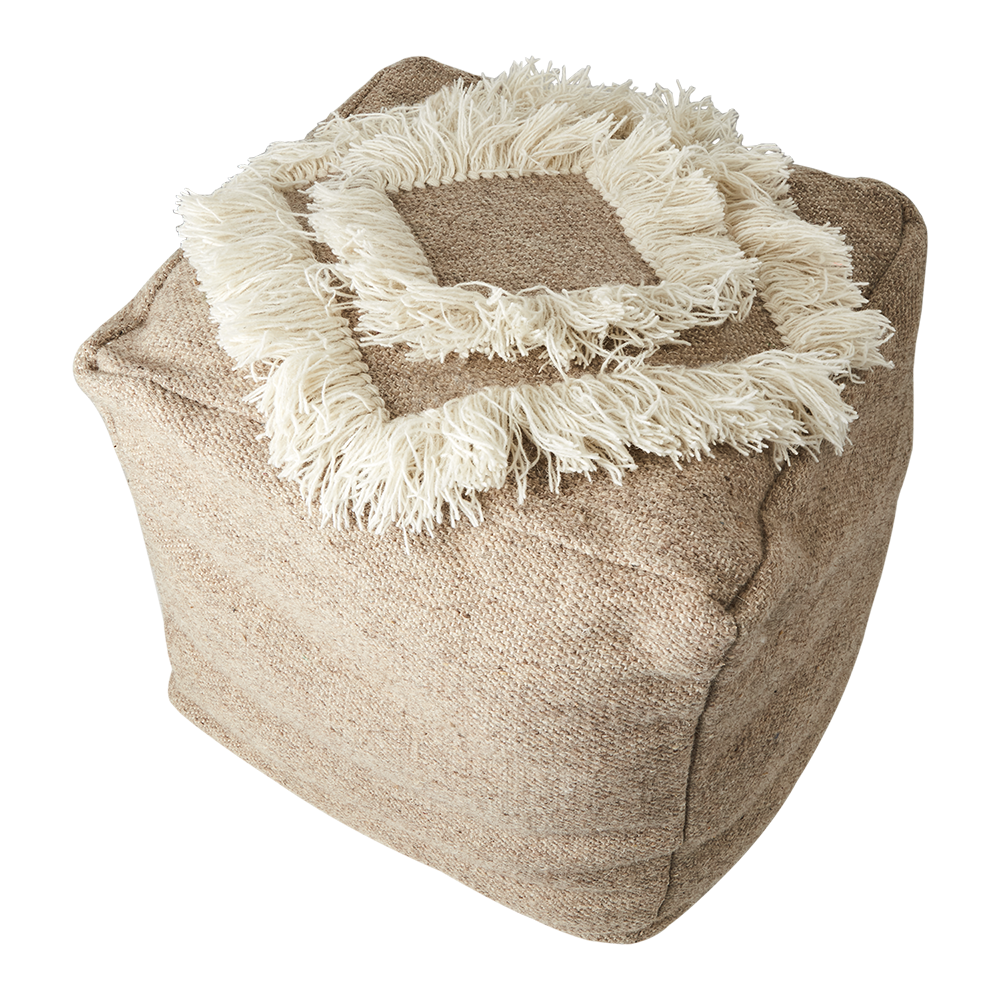 Affari of Sweden, MINNA pouf beige/norsunluu