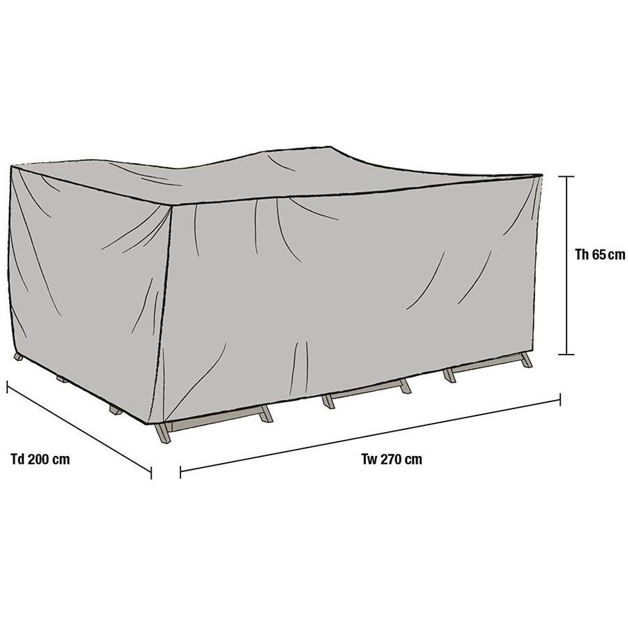 Brafab Kalusteen/sohvan suojapeite 200 x 270 cm harmaa Brafab