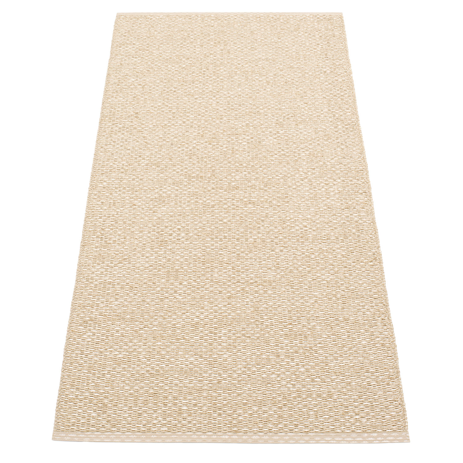 Pappelina Svea matto 70×160 cm beige / champagne metallic