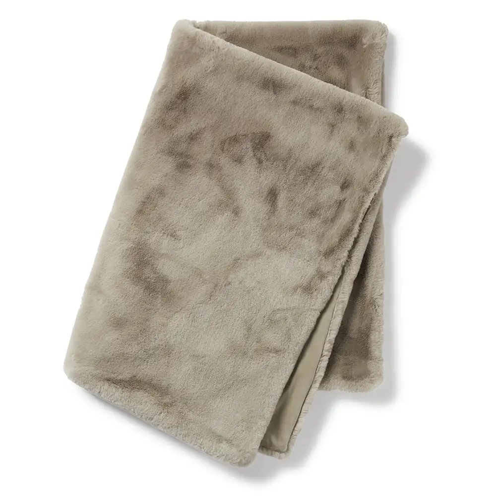 Skinnwille Fluffy Peitto Taupe