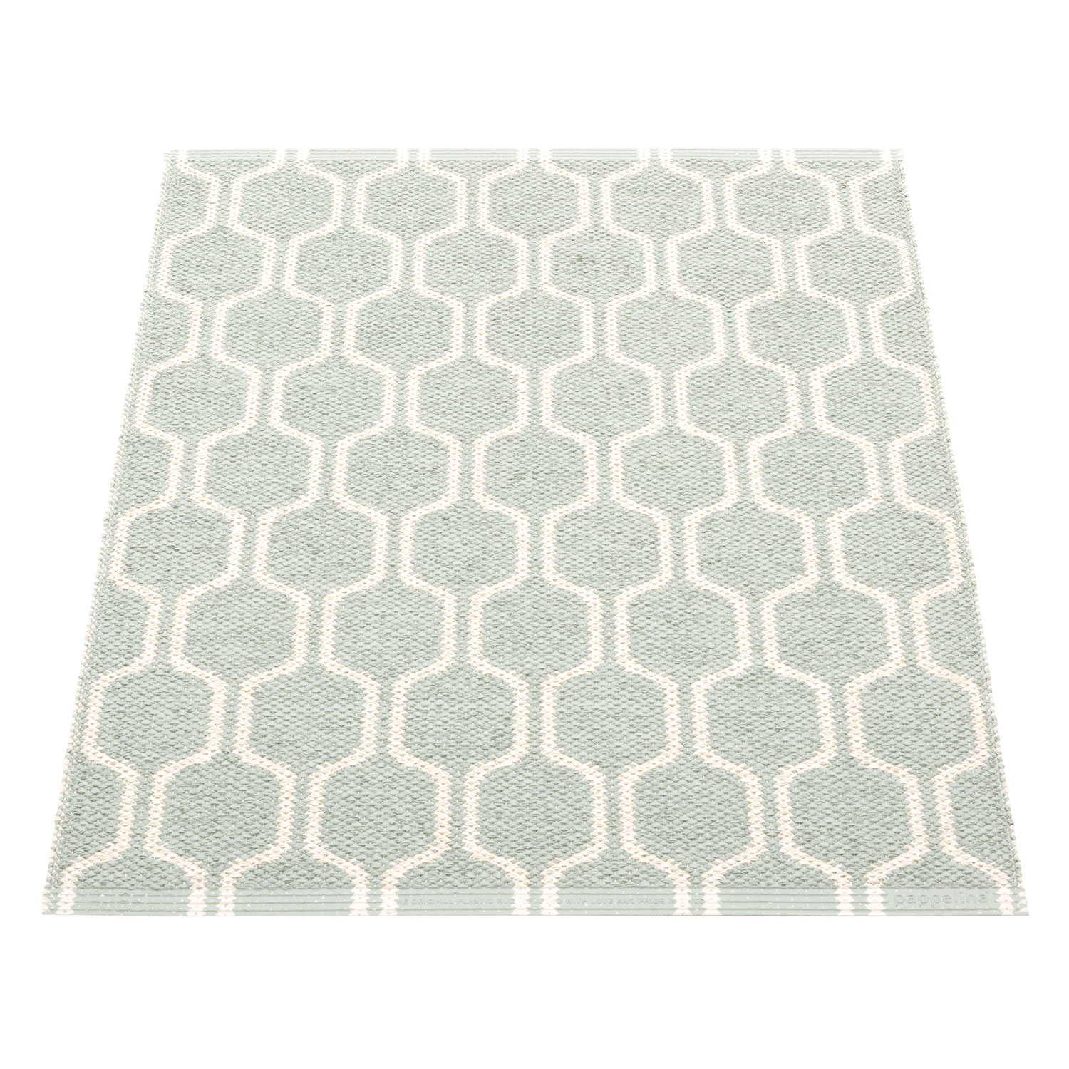 Pappelina Ants matto 70×90 cm sage vanilla / warm grey stripe