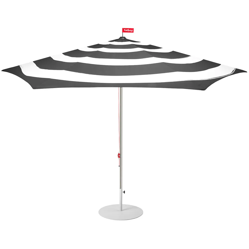 Fatboy, Stripesol parasol anthracite incl. base light grey