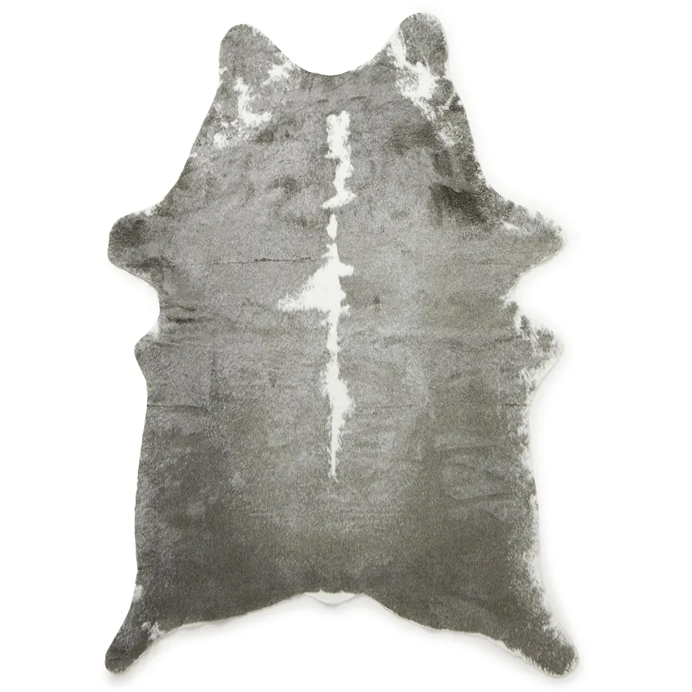 Skinnwille, Grim cowhide Matto 150x200 cm Mountain Grey/White