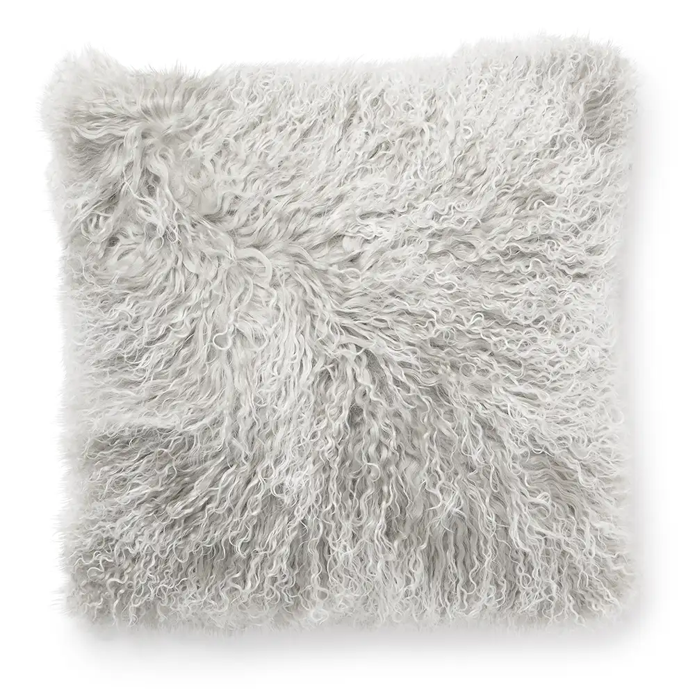 Skinnwille Shansi Tyynyliina 40×40 cm Lightgrey