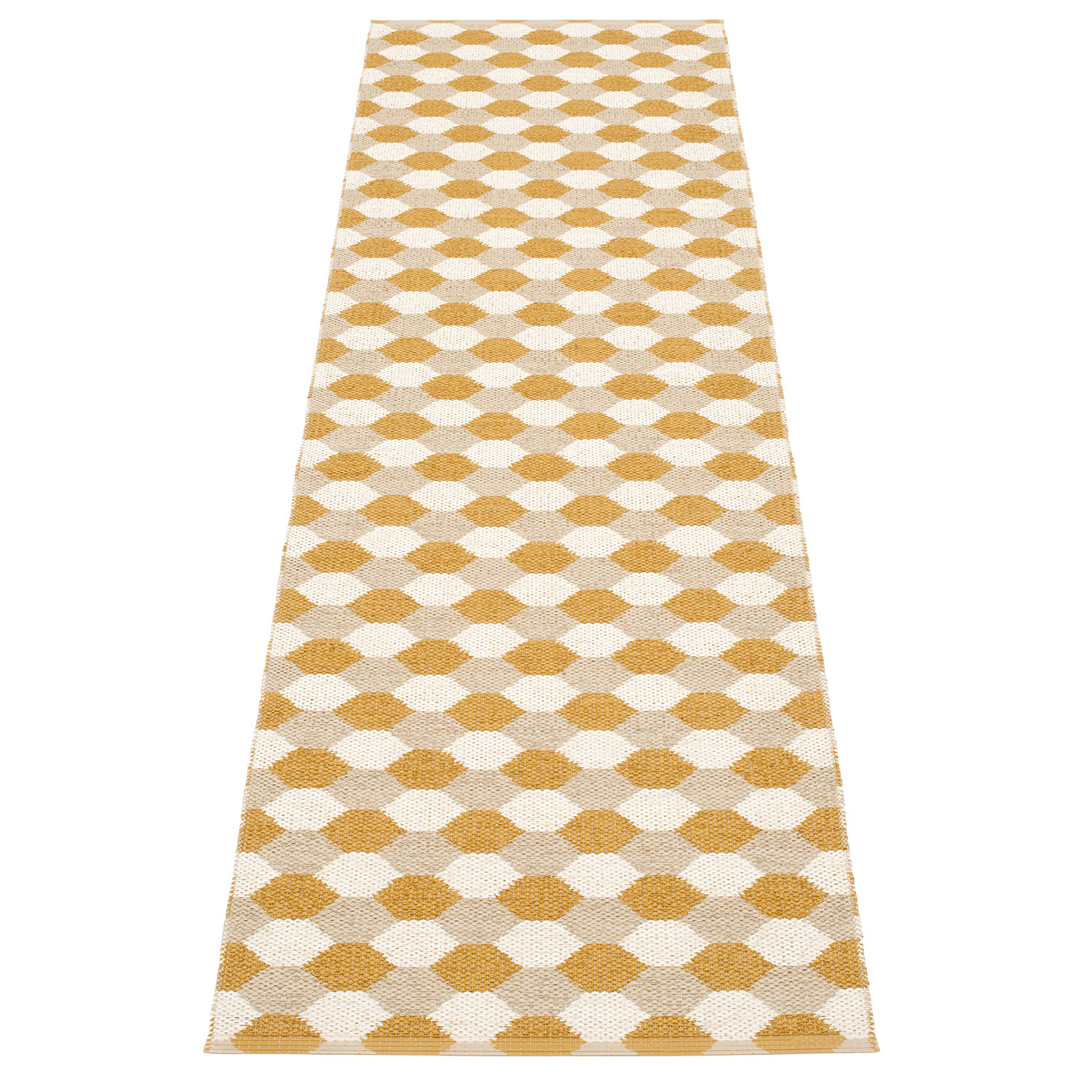 Pappelina Dana matto 70×250 cm ochre / beige / vanilla