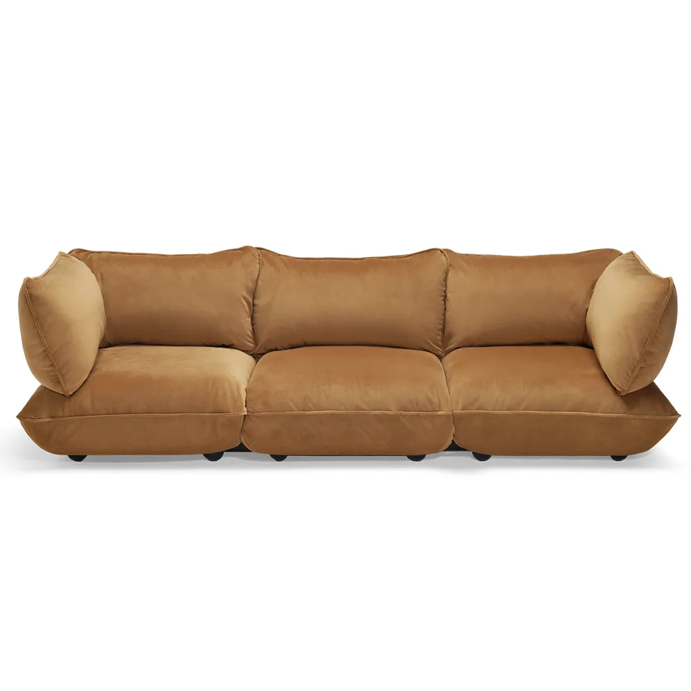 Fatboy, Sumo 3-istuttava sohva Velvet Recycled Almond