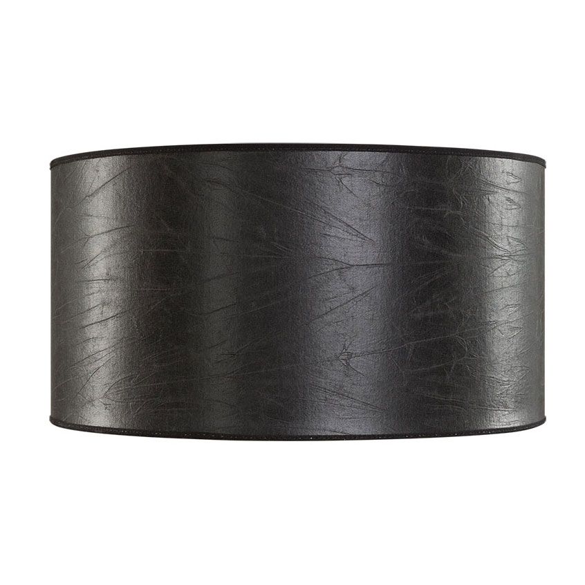 Artwood, Lampunvarjostin Cylinder Medium Leather Black Artwood