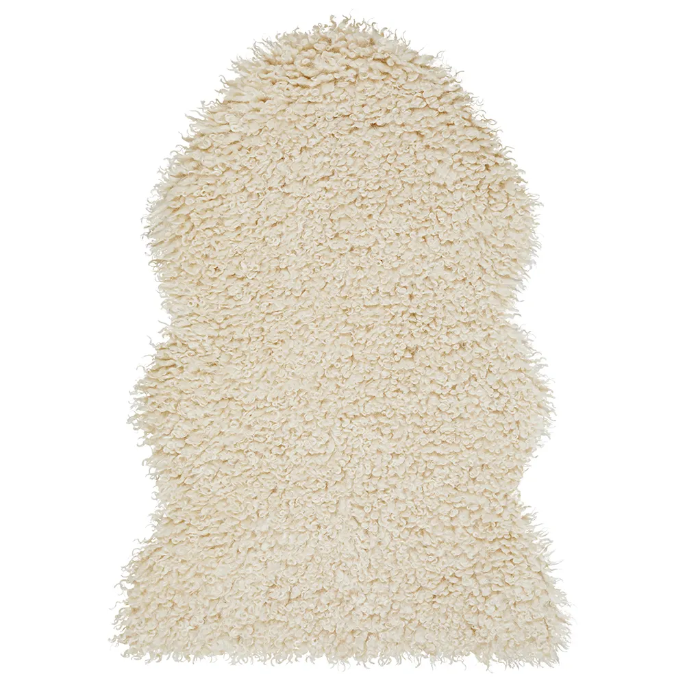 Skinnwille Wooly matto 60×90 cm Beige