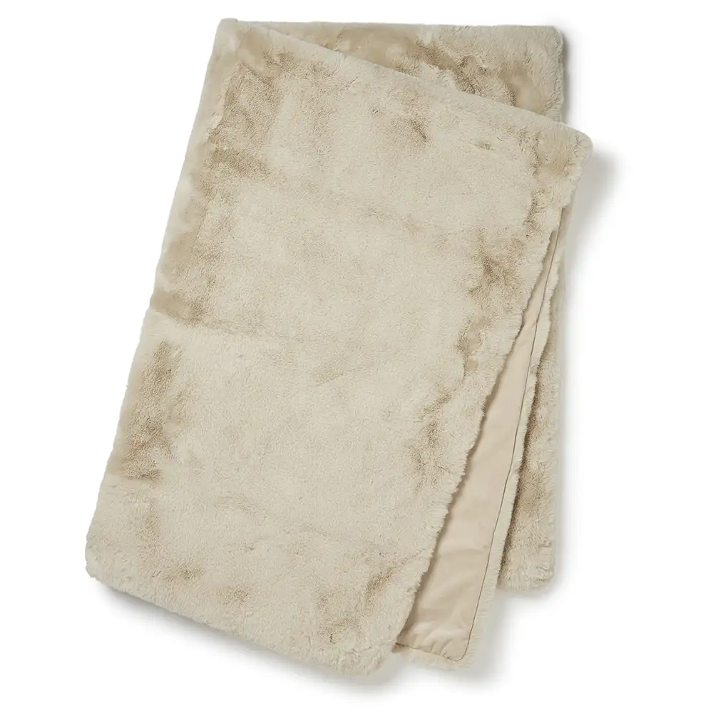 Skinnwille Fluffy Peitto Beige