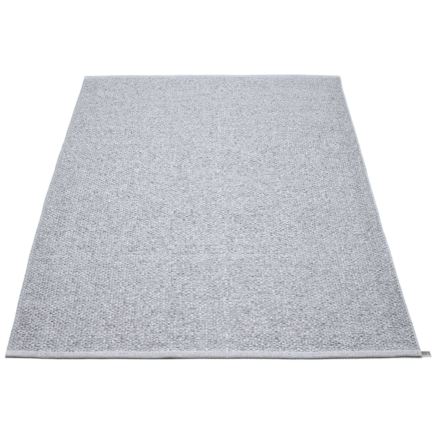 Pappelina Svea matto 180×260 cm grey metallic / light grey