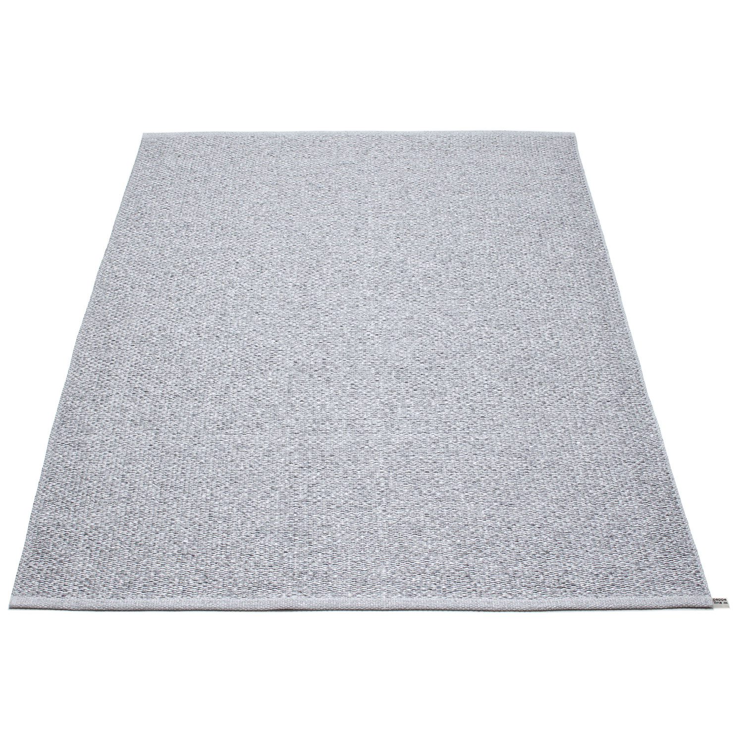 Pappelina Svea matto 140×220 cm grey metallic / light grey