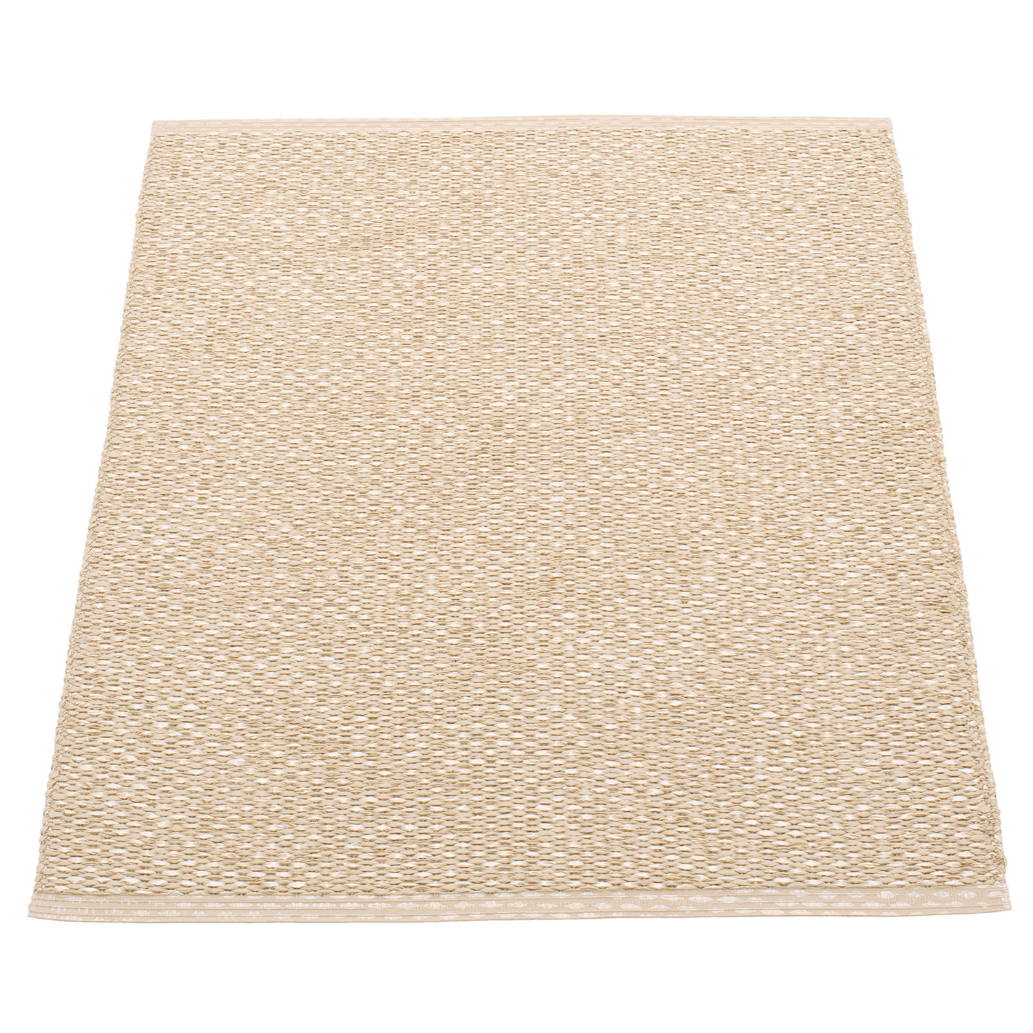 Pappelina Svea matto 70×90 cm beige / champagne metallic