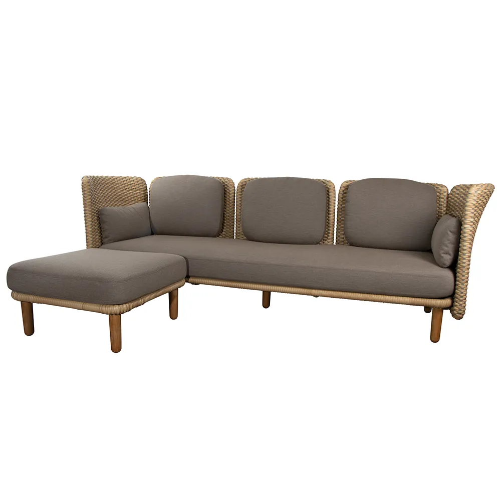 Cane-line, Arch 3-istuttava sohva + chaise lounge