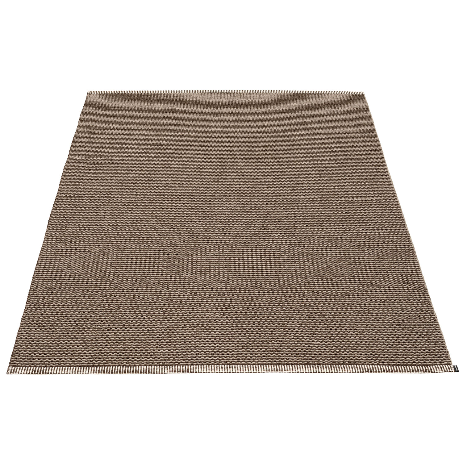 Pappelina Mono matto 140×200 cm dark brown / dark linen